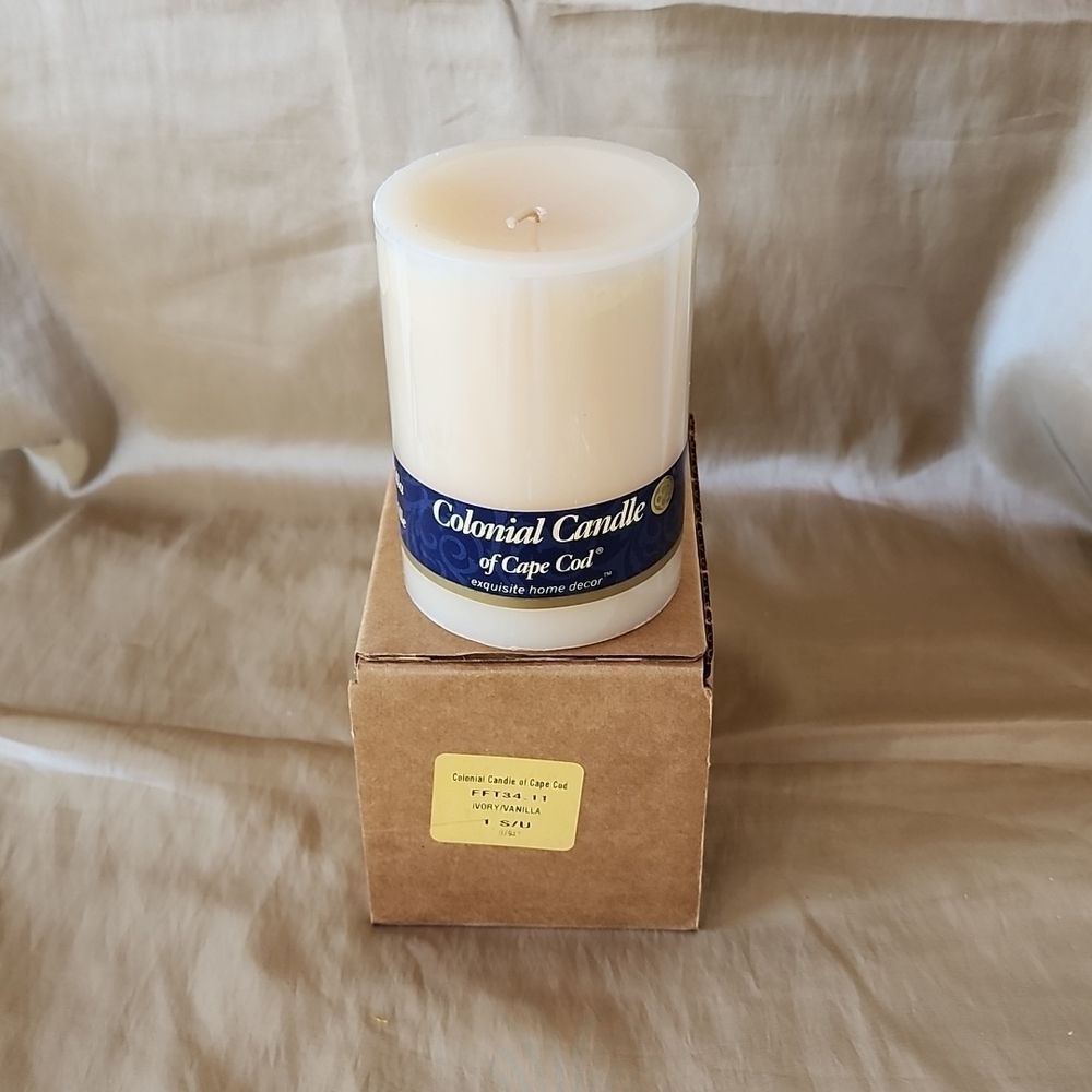 Vanilla Candle colonial candle of cape cod